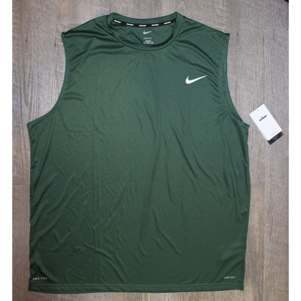 NWT NIKE MEN'S‎ HYDROGUARD Big & Tall Tank Top Swim GREEN